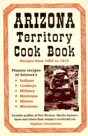 Front cover of Arizona territory cook book by Daphne Overstreet