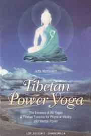 Front cover of Tibetan power yoga by Jutta Mattausch