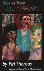 Front cover of Stories from El Barrio by Piri Thomas