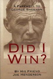 Cover of Did I Win? by Joe Henderson