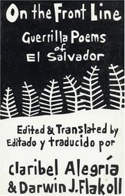 Cover of On the front line by Claribel Alegría