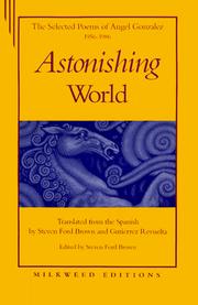 Cover of Astonishing World by Angel González