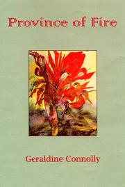 Front cover of Province of fire by Geraldine Connolly