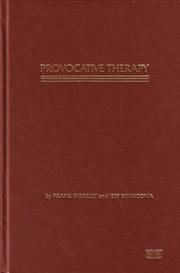 Front cover of The beginnings of provocative therapy by Frank Farrelly
