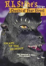 Cover of Ghosts of Fear Street - Escape of the He-Beast by Golden Books