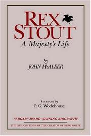 Cover of Rex Stout by John J. McAleer