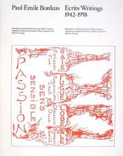 Front cover of Écrits by Paul-Emile Borduas