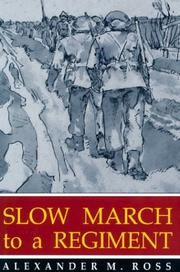Front cover of Slow march to a regiment by Ross, Alexander M.