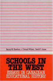Front cover of Schools in the west by David C. Jones