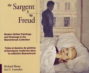 Cover of Sargent to Freud by Beaverbrook Art Gallery.