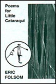 Front cover of Poems for Little Cataraqui by Eric Folsom