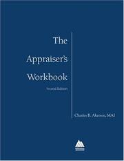 Cover of The appraiser's workbook by Charles B. Akerson
