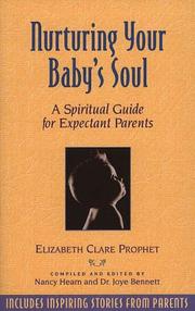 Front cover of Nurturing Your Baby's Soul by Elizabeth Clare Prophet