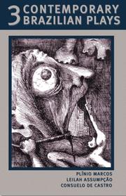 Cover of 3 contemporary Brazilian plays in bilingual edition by Plinio Marcos