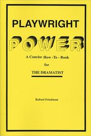 Cover of Playwright Power by Robert Friedman