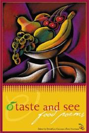 Cover of O taste and see by David Lee Garrison