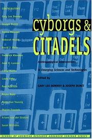 Front cover of Cyborgs & citadels by Gary Lee Downey