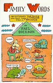 Cover of Family Words by Paul Dickson