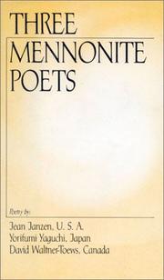 Cover of Three Mennonite poets by Jean Janzen