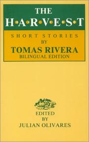 Cover of The harvest by Tomás Rivera