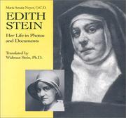 Cover of Edith Stein by Maria Amata Neyer