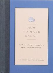 Cover of How to Make Salad by Editors of Cook's Illustrated Magazine