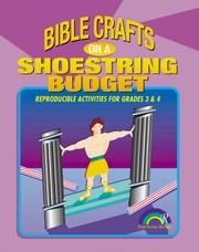 Front cover of Bible Crafts on a Shoestring Budget (Bible Crafts on a Shoestring Budget) by Nancy Saunders