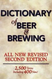 Front cover of The dictionary of beer and brewing by Dan Rabin