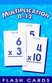 Front cover of Multiplication 0-12 by School Zone Publishing Company Staff
