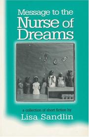 Front cover of Message to the nurse of dreams by Lisa Sandlin