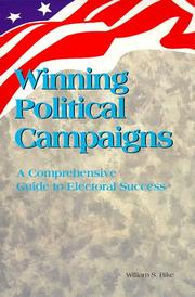 Front cover of Winning political campaigns by William S. Bike