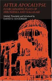 Cover of After Apocalypse by David G. Goodman