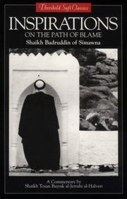Cover of Inspirations on the path of blame by Bedreddin Şeyh