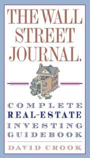 Front cover of The Wall Street Journal. Complete Real-Estate Investing Guidebook by David Crook