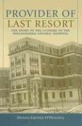 Front cover of Provider of last resort by Donna Gentile O'Donnell