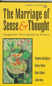 Front cover of The marriage of sense and thought by Georg Maier