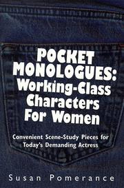 Cover of Pocket monologues by Susan Pomerance