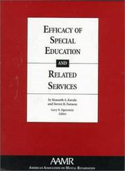 Front cover of Efficacy of special education and related services by Kenneth A. Kavale