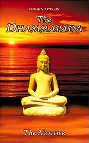 Front cover of Commentaries on the Dhammapada, US Edition (Buddhism) by Mother