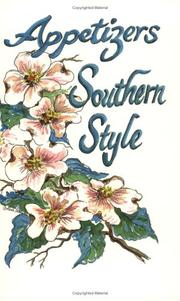 Front cover of Appetizers Southern Style by Jr. League of Greensboro NC