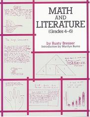 Cover of Math and Literature by Rusty Bresser