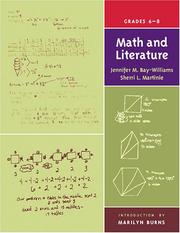 Front cover of Math and literature by Jennifer M. Bay-Williams