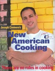 Front cover of Joseph Ciminera's New American Cooking by Joseph Ciminera