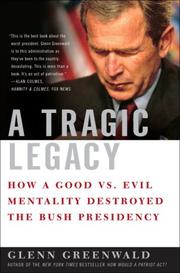 Cover of A tragic legacy by Glenn Greenwald