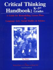 Front cover of Critical thinking handbook, K-3 by Richard W. Paul