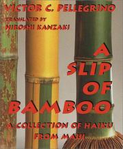 Front cover of A slip of bamboo by Victor C. Pellegrino