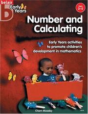 Front cover of Number and Calculating (Belair Early Years) by Cherri Moseley