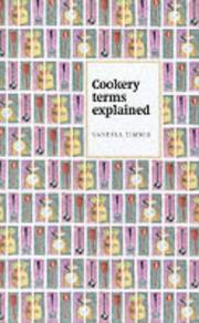 Cover of Cookery Terms Explained by Vanessa Timmis