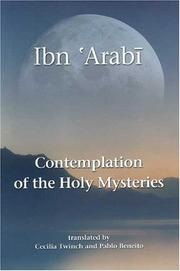 Front cover of Contemplation of the Holy Mysteries by Ibn al-Arabi