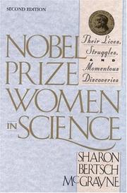 Cover of Nobel Prize women in science by Sharon Bertsch McGrayne
